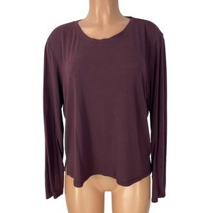 Athleta Threadlight Relaxed Side Slit Tee
